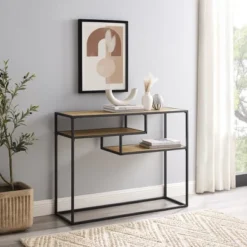 Modern 3 Tier Console Table - Saracina Home -Saracina Home Sales Store GUEST b3957592 8fff 4c79 a4ab da64f7fc51b2