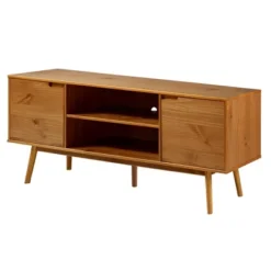 Solid Wood Mid-Century Modern TV Stand For TVs Up To 80" - Saracina Home 34 Solid Wood Mid-Century Modern TV Stand For TVs Up To 80" - Saracina Home -Saracina Home Sales Store GUEST b4ef855d 4d09 4e84 b45e 237d42433b01