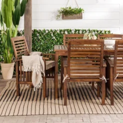 Ravenscroft 7pc Acacia Wood Patio Dining Set - Saracina Home 15 Ravenscroft 7pc Acacia Wood Patio Dining Set - Saracina Home -Saracina Home Sales Store GUEST b78e8095 22be 4edf aca0 e946d65318f6