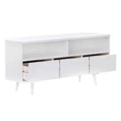 Cara Mid-Century Modern 3 Drawer Corner TV Stand For TVs Up To 58" - Saracina Home -Saracina Home Sales Store GUEST b7e8b16a c2b0 4205 a4c0 edc7f94f50dd