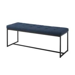 48" Upholstered Bench With Metal Base - Saracina Home -Saracina Home Sales Store GUEST b97efecc 90d6 4eaa bdcb c8f1eccca470