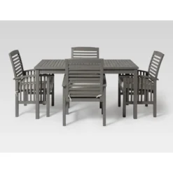Ravenscroft 5pc Acacia Wood Patio Dining Set - Saracina Home -Saracina Home Sales Store GUEST bb688450 415a 45cc 80c6 8c71dffb1ee8