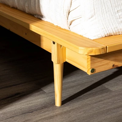 Boho Solid Wood King Platform Bed - Saracina Home 7 Boho Solid Wood King Platform Bed - Saracina Home - Image 7