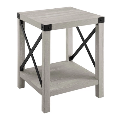 Sophie Rustic Industrial X Frame Side Table - Saracina Home 13 Sophie Rustic Industrial X Frame Side Table - Saracina Home - Image 13
