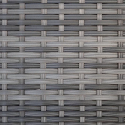 4pc Metal Multi-Shade Rattan Sectional - Gray - Saracina Home 6 4pc Metal Multi-Shade Rattan Sectional - Gray - Saracina Home - Image 6