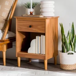 Stiva Classic Mid-Century Modern 1 Drawer Nightstand - Saracina Home 27 Stiva Classic Mid-Century Modern 1 Drawer Nightstand - Saracina Home -Saracina Home Sales Store GUEST c8343d55 c0d1 497d 9f75 4abb98c8f971
