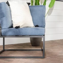 Outdoor Modern Modular Patio Corner Chair Blue - Saracina Home 14 Outdoor Modern Modular Patio Corner Chair Blue - Saracina Home -Saracina Home Sales Store GUEST c9eaeb89 8ed8 492a ad09 b6ff680615c8