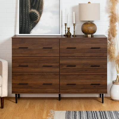 Higgins Modern Horizontal 6 Drawer Dresser - Saracina Home 14 Higgins Modern Horizontal 6 Drawer Dresser - Saracina Home - Image 14