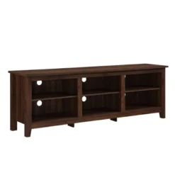 Transitional 6 Cubby Wood Open Storage Wood TV Stand For TVs Up To 80"- Saracina Home -Saracina Home Sales Store GUEST d09d53fd 86be 4590 8f8d 330fc60b11ce