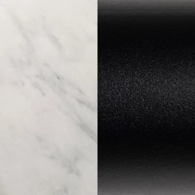 Modern Minimalist Intersecting Tripod Leg Side Table Black/Faux White Marble - Saracina Home 8 Modern Minimalist Intersecting Tripod Leg Side Table Black/Faux White Marble - Saracina Home - Image 8