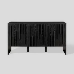 Modern Staggered Vertical Accent 3 Door Sideboard - Saracina Home -Saracina Home Sales Store GUEST d3a8332c e0a3 4d33 bfc0 8fa177d668ab