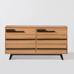 Modern 6 Drawer Double Dresser With Long Handles - Saracina Home 36 Modern 6 Drawer Double Dresser With Long Handles - Saracina Home -Saracina Home Sales Store GUEST d4240551 ee83 45e1 8740 746170bdb79c