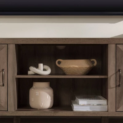 Modern Industrial Barn Door TV Stand For TVs Up To 80" - Saracina Home 13 Modern Industrial Barn Door TV Stand For TVs Up To 80" - Saracina Home - Image 13