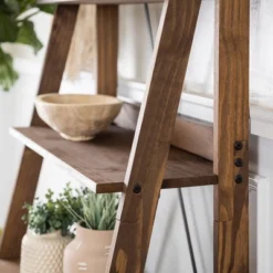 68.25" Boho 4 Tier Solid Wood Ladder Bookshelf Plant Stand - Saracina Home 19 68.25" Boho 4 Tier Solid Wood Ladder Bookshelf Plant Stand - Saracina Home -Saracina Home Sales Store GUEST d756fff6 0613 4011 a12a 79814189b1d0
