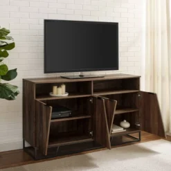 58" 4 Door Contemporary Storage Console Sideboard - Saracina Home -Saracina Home Sales Store GUEST dfc4443d fda3 4b5c 950b 9556d4005518