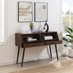 Modern 2 Drawer Angled Console Table - Saracina Home 19 Modern 2 Drawer Angled Console Table - Saracina Home -Saracina Home Sales Store GUEST e0b93a76 c480 46a3 b0f5 40702f1eaac3