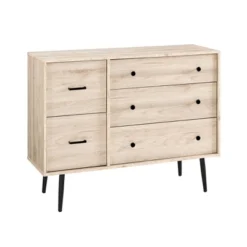 Ivora Lifted Mid-Century Modern Asymmetrical 5 Drawer Dresser - Saracina Home 18 Ivora Lifted Mid-Century Modern Asymmetrical 5 Drawer Dresser - Saracina Home -Saracina Home Sales Store GUEST e455e771 4a91 4524 9838 7cacaaf7a6be