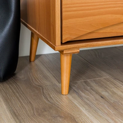 Mid-Century Modern Contoured 6 Drawer Dresser - Saracina Home 16 Mid-Century Modern Contoured 6 Drawer Dresser - Saracina Home - Image 16