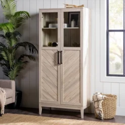 68" Boho Modern Tall Storage Wood Cabinet - Saracina Home 29 68" Boho Modern Tall Storage Wood Cabinet - Saracina Home -Saracina Home Sales Store GUEST e4df942e b8a2 4dc0 af20 e72b381ae0f6