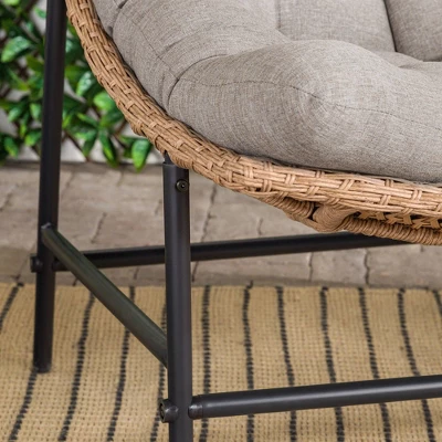 2pk Papasan Scoop Outdoor Patio Chair - Natural - Saracina Home 9 2pk Papasan Scoop Outdoor Patio Chair - Natural - Saracina Home - Image 9