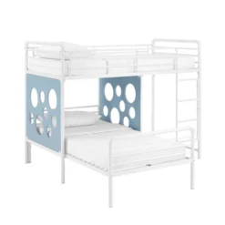 Twin Modern Cut-Out L-Shaped Metal Bunk Bed - Saracina Home 12 Twin Modern Cut-Out L-Shaped Metal Bunk Bed - Saracina Home -Saracina Home Sales Store GUEST e5b6d37d bb29 4c03 8154 e0b12e31cd74