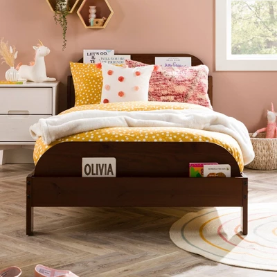 Twin Modern Solid Wood Bookcase Bed - Saracina Home 2 Twin Modern Solid Wood Bookcase Bed - Saracina Home - Image 2