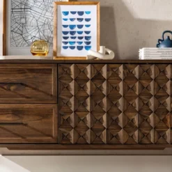 58" Modern Boho Solid Pine Wood Closed Storage Sideboard Brown - Saracina Home 33 58" Modern Boho Solid Pine Wood Closed Storage Sideboard Brown - Saracina Home -Saracina Home Sales Store GUEST eb89482d b402 49b4 8691 6df6297e3bd9