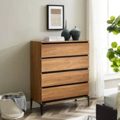 Theo Urban Modern Plank 4 Drawer Dresser - Saracina Home -Saracina Home Sales Store GUEST ebfc0a52 42c0 4641 ba82 54992c6ce9d4
