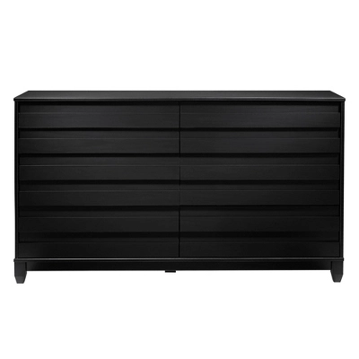 Ilya Solid Wood Modern Panel Front 6 Drawer Dresser - Saracina Home 4 Ilya Solid Wood Modern Panel Front 6 Drawer Dresser - Saracina Home - Image 4