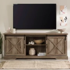 Clarabelle Double Sliding X Barn Door TV Stand For TVs Up To 80" - Saracina Home 24 Clarabelle Double Sliding X Barn Door TV Stand For TVs Up To 80" - Saracina Home -Saracina Home Sales Store GUEST f1619087 16e5 49e8 868e f5ecca4922a3