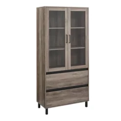 68" Glass Door Storage Hutch With Drawers - Saracina Home -Saracina Home Sales Store GUEST f1ca720d a16e 41c1 a6a7 412e92f18168