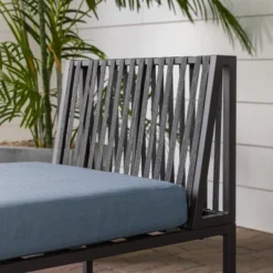 Outdoor Modern Modular Patio Side Chair Blue - Saracina Home 19 Outdoor Modern Modular Patio Side Chair Blue - Saracina Home -Saracina Home Sales Store GUEST f351ca55 b0d2 440d a08a 1bf84fcab56b