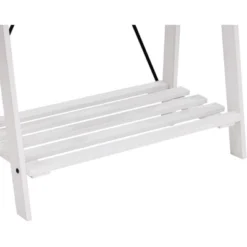 68" Solid Wood X Back Angled Hall Tree White Wash - Saracina Home -Saracina Home Sales Store GUEST f4e3d01d 2301 4912 8895 b1e20fc3155c