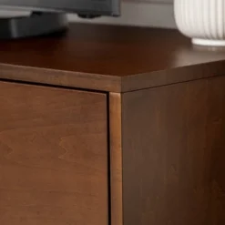 Mid-Century Modern With Closed Storage TV Stand For TVs Up To 58" Walnut - Saracina Home -Saracina Home Sales Store GUEST faf1be29 8444 4349 a44d 5d257c19b308