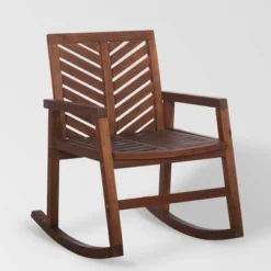 Slatted Chevron Acacia Wood Patio Rocking Chair - Saracina Home 16 Slatted Chevron Acacia Wood Patio Rocking Chair - Saracina Home -Saracina Home Sales Store GUEST fb41a441 4d4a 492f 9563 c4f4a5d1aa8d