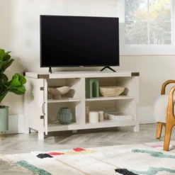 Clarabelle Rustic Industrial Barn Door TV Stand For TVs Up To 50" - Saracina Home 26 Clarabelle Rustic Industrial Barn Door TV Stand For TVs Up To 50" - Saracina Home -Saracina Home Sales Store GUEST fefe7c85 4072 43ed 8c91 9087761446d9